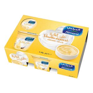 Almarai Fresh Custard Vanilla Youghurt 85 Gr X6