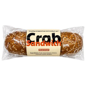 Naked Sandwich Crab With Brown Bread
