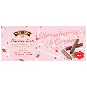 Baileys Wafer Strawberries & Cream Chocolate Twists 107G