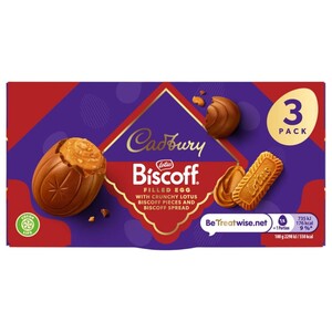 Cadbury Mini Chocolate Egg Biscoff 32G X3