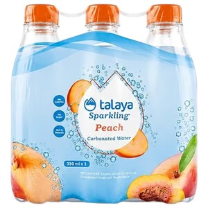 Talaya Sparkling Water Peach 330Ml X6