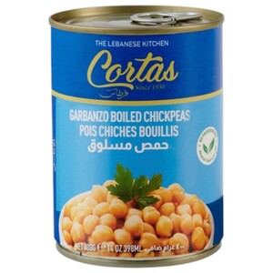 Cortas Garbanzo Boiled Chickpeas 400G