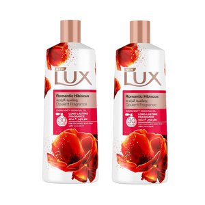 Lux Shower Gel Romantic Hibiscus 500Ml X2 -20%P.Off