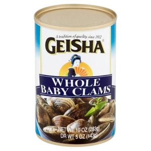 Geisha Whole Baby Clams 10 Oz