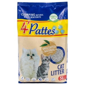 4' Pattes Cat Litter Natural 5L