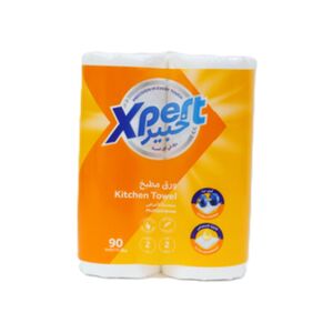 Xpert Kitchen Roll 2 Ply 90 Sheets X 2 Pcs