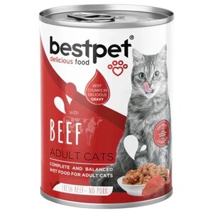 Bestpet Adult Cat Food Beef 400G