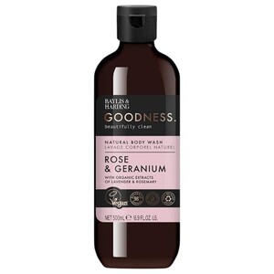 Baylis & Harding Goodness Body Wash Rose & Geranium 500Ml