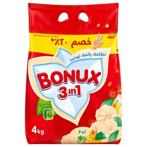 Bonux 3In1 Powder Laundry Detergent Fol 4Kg