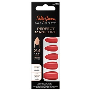 Sally Hansen Fake Nails Almond Nails: Al211 Asap Apple