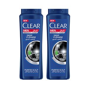 Clear Shampoo Deep Cleans 600Ml X2