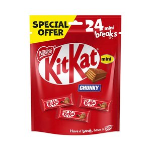 Kit Kat Chunky Chocolate Minis Bag 384G