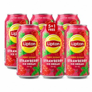 Lipton Ice Tea Strawberry Ice Dream 320Ml 5+1Free