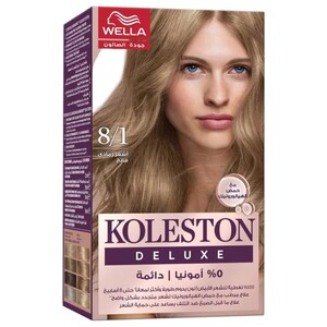 Koleston Kit Deluxe Hair Colouring 8/1 Light Ash Blonde 60Ml