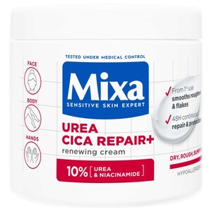 Mixa Renewing Cream Urea Cica Repair+ 400Ml