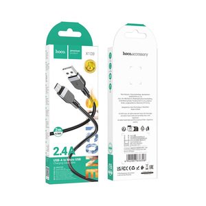 Hoco Micro Data Cable Black 2.4A 2M