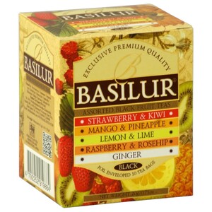 Basilur Black Fruit Tea Assorted 10 Bags 20G