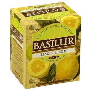 Basilur Ceylon Black Tea Lemon & Lime 10 Bags 20G