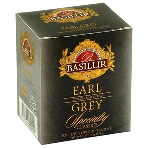 Basilur Earl Ceylon Black Tea Grey 10 Bags 20G