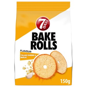 7 Days Bake Rolls Italian Cheese & Garlic 150G