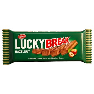 Tiffany Lucky Break Chocolate Coated Wafer With Hazelnut Cream 40G