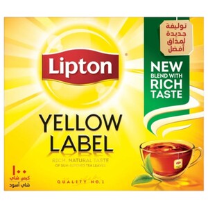 Lipton Yellow Label Black Tea 100 Bags 200G