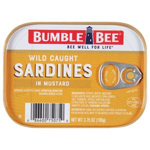 Bumble Bee Sardines In Mustard 3.75 Oz