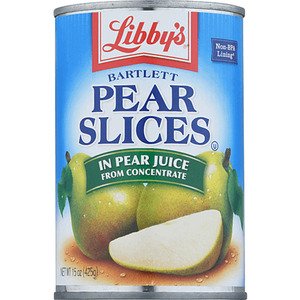 Libby's Sliced Pears Juice 15 Oz