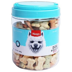 Wanpy Dog Biscuits Bone 480G
