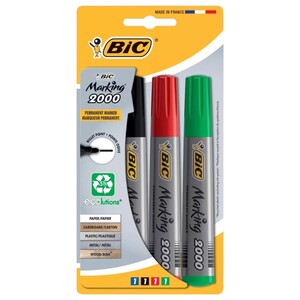 Bic Permanent Marker 2000 4 Pieces