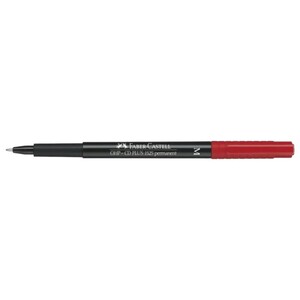Faber Castell Permanent Marker Red M
