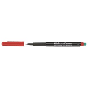 Faber Castell Permanent Marker Red F