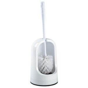 Toilet Bowl Brush With Holder White