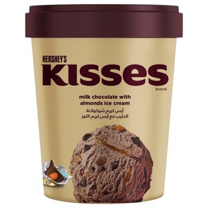 Hershey's Kisses Ice Cream Milk Chocolate With Almonds 315G