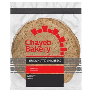 Chayeb Bakery Bread Buckwheat & Chia 180G