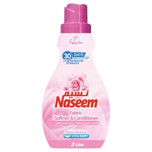 Naseem Fabric Softener & Conditioner Rose Infusion 3L