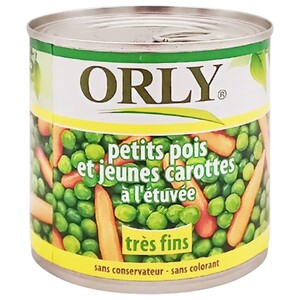 Orly Steamed Peas And Baby Carrots 400G