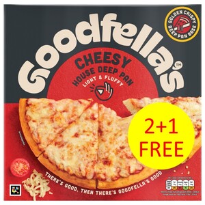Goodfella's Frozen Pizza Deep Loaded Cheese 417G 2 + 1 Free