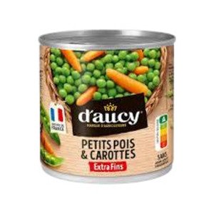 D'aucy Pois Extra Fins Carottes 265G