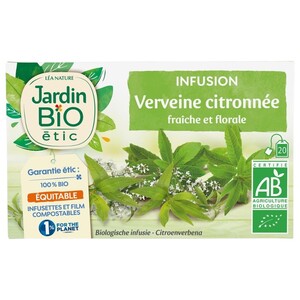 Jardin Bio Infusion Verveine Citronnée 20 Bags 40G