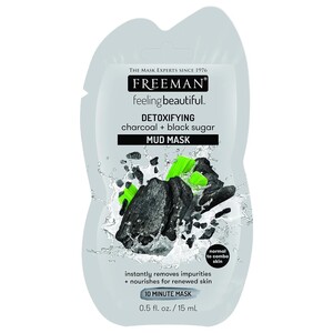 Freeman Mud Musk Detoxifying Charcoal & Black Sugar 15Ml