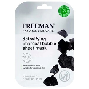 Freeman Sheet Mask Detoxifying Charcoal Bubble 28Ml