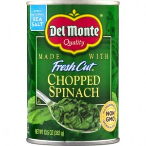 Del Monte Chopped Spinach 13.5 Oz
