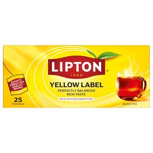 Lipton Black Tea Yellow Label 25 Bag
