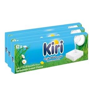 Kiri Cream Cheese 12 Portions 200G X3