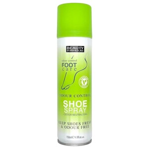 Beauty Formulas Shoe Spray Odour Control 150Ml