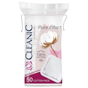Cleanic Cotton Pads Pure Effect 50 Pieces