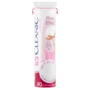 Cleanic Cotton Pads Pure Effect 80 Pieces
