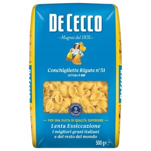 De Cecco Conchigliette Rigate No.51 500G