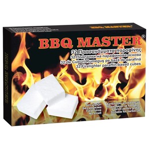 Bbq Master Lighter White Cubes 32 Pieces